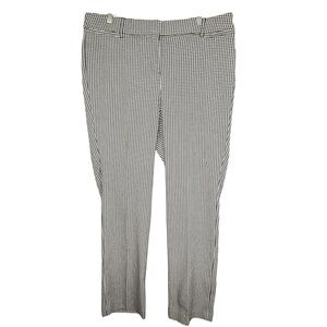 Lane Bryant Pants Womens 18 Ankle Pants The Allie‎ Houndstooth Elastic Waist